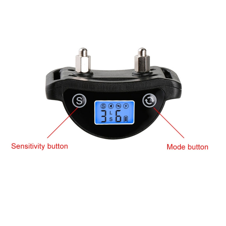 Schermo LCD Collare antiabbaio, vibrazione del segnale acustico e sistema di controllo opzionale dell'addestramento del cane NO Harm Shock, With LCD Screen