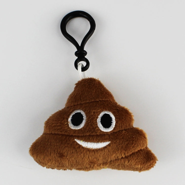 20 pendenti mobili per bambole di peluche creative, regalo, cartoni animati, decorazioni per espressioni facciali carine, portachiavi con gancio, Smiling Poo Poo