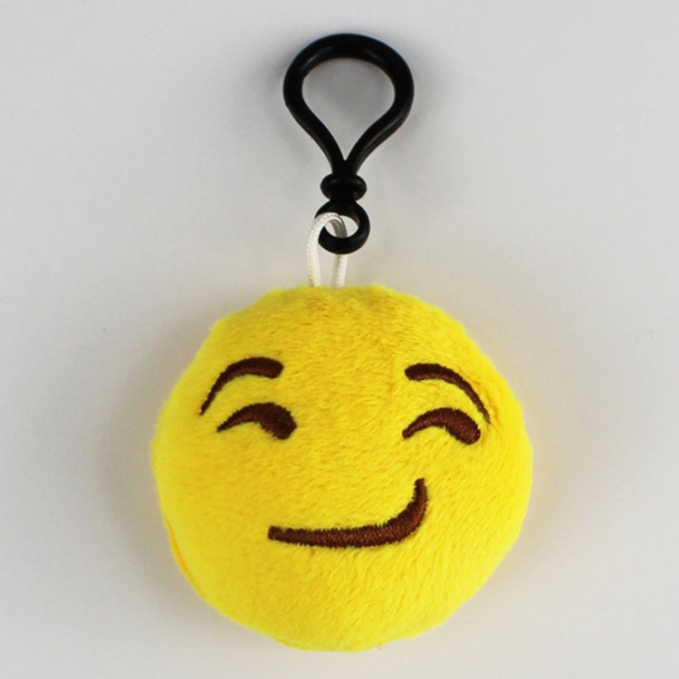 20 pendenti mobili per bambole di peluche creative, regalo, cartoni animati, decorazioni per espressioni facciali carine, portachiavi con gancio, Wry Smile Face