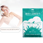 Asciugamano da bagno monouso portatile in cotone da viaggio, dimensioni: 140x65 cm, Disposable Bath Towel
