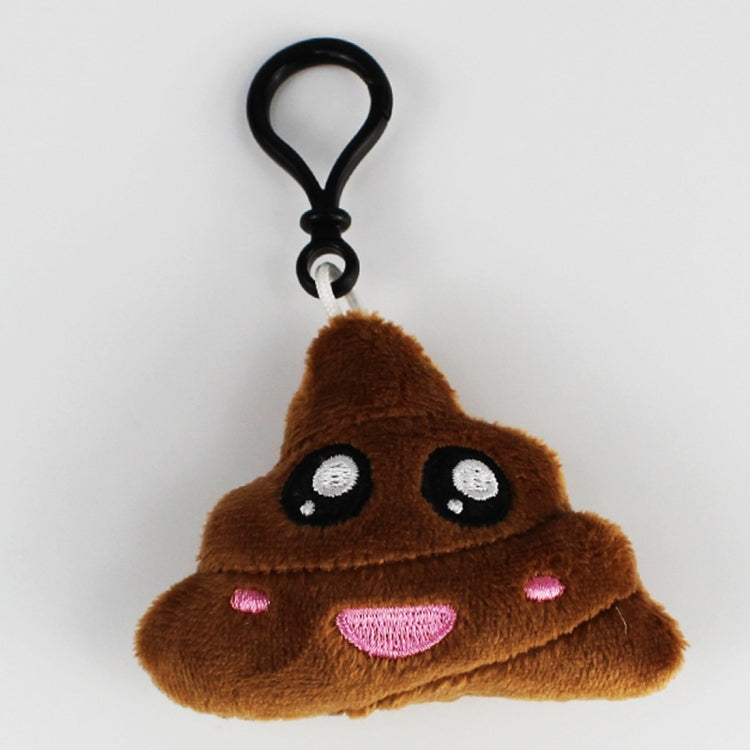 20 pendenti mobili per bambole di peluche creative, regalo, cartoni animati, decorazioni per espressioni facciali carine, portachiavi con gancio, Cute Poo Poo