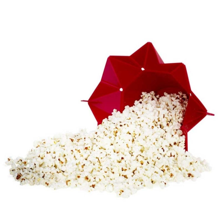 Macchina per popcorn a microonde pieghevole creativa in silicone da 2 pezzi, Foldable Silicone