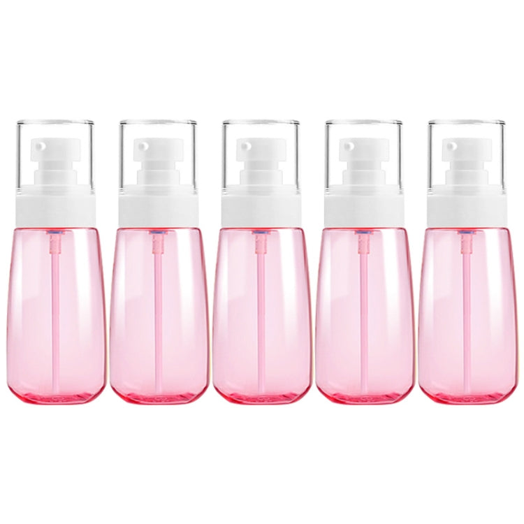 5 bottiglie di plastica da viaggio a prova di perdite, accessori da viaggio portatili, contenitori per piccole bottiglie, 60 ml, 60ml