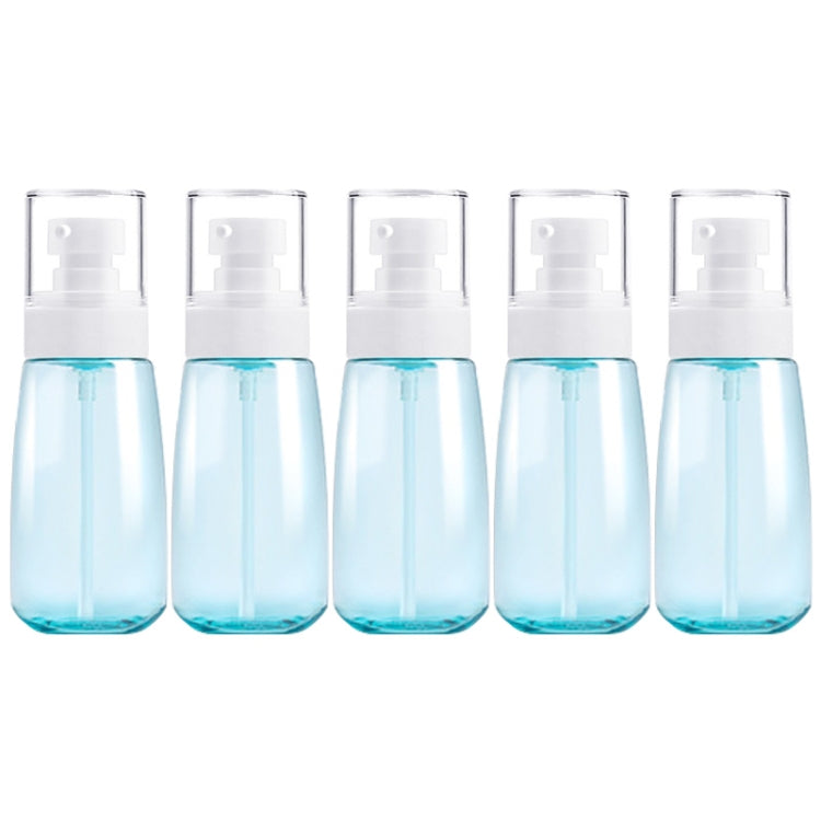 Set 5 bottiglie da viaggio in plastica 60 ml a prova perdite