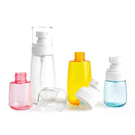 5 bottiglie di plastica da viaggio a prova di perdite, accessori da viaggio portatili, contenitori per piccole bottiglie, 60 ml, 60ml
