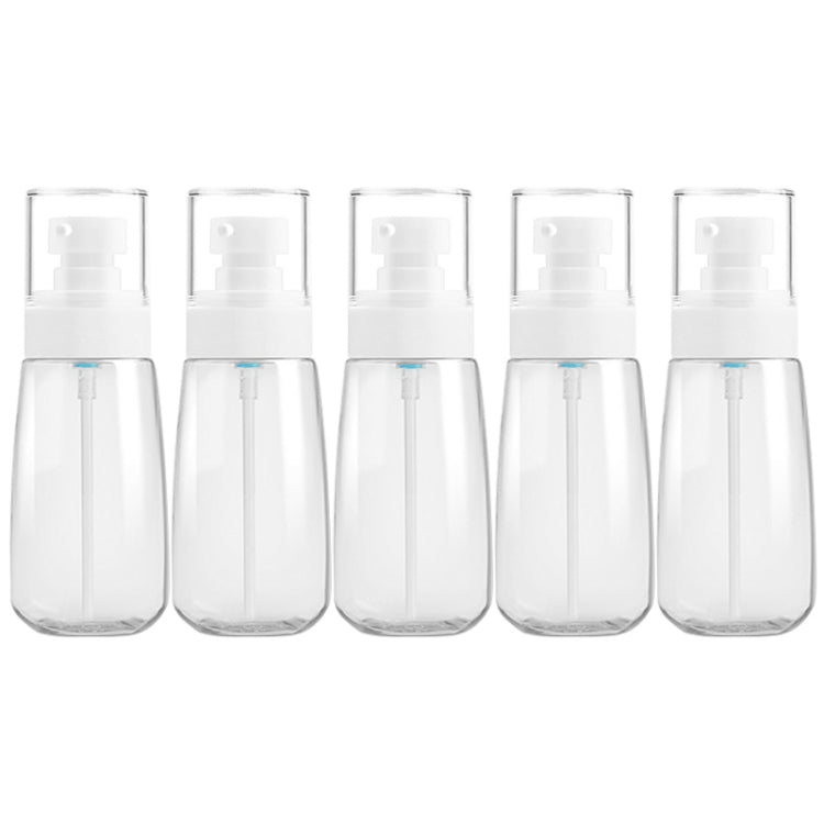 5 bottiglie di plastica da viaggio a prova di perdite, accessori da viaggio portatili, contenitori per piccole bottiglie, 60 ml, 60ml