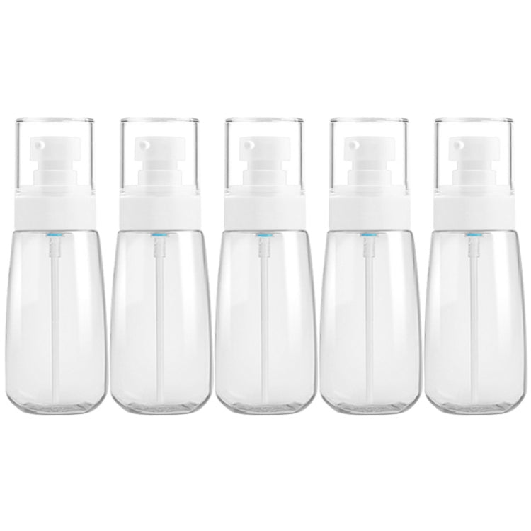5 bottiglie di plastica da viaggio a prova di perdite, accessori da viaggio portatili, contenitori per piccole bottiglie, 80 ml, 80ml