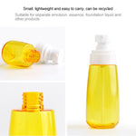 5 bottiglie di plastica da viaggio a prova di perdite, accessori da viaggio portatili, contenitori per piccole bottiglie, 80 ml, 80ml