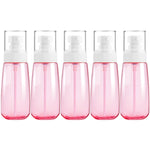 5 bottiglie di plastica da viaggio a prova di perdite, accessori da viaggio portatili, contenitori per piccole bottiglie, 100 ml, 100ml