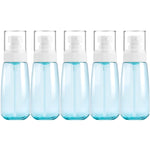 5 bottiglie di plastica da viaggio a prova di perdite, accessori da viaggio portatili, contenitori per piccole bottiglie, 100 ml, 100ml