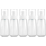 5 bottiglie di plastica da viaggio a prova di perdite, accessori da viaggio portatili, contenitori per piccole bottiglie, 100 ml, 100ml