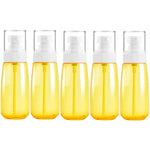 5 bottiglie di plastica da viaggio a prova di perdite, accessori da viaggio portatili, contenitori per piccole bottiglie, 100 ml, 100ml
