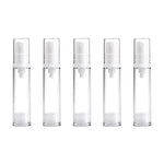 Flacone spray per profumo portatile Airless da 5 pezzi, flacone per pompa a vuoto fine, 10 ml, 10ml