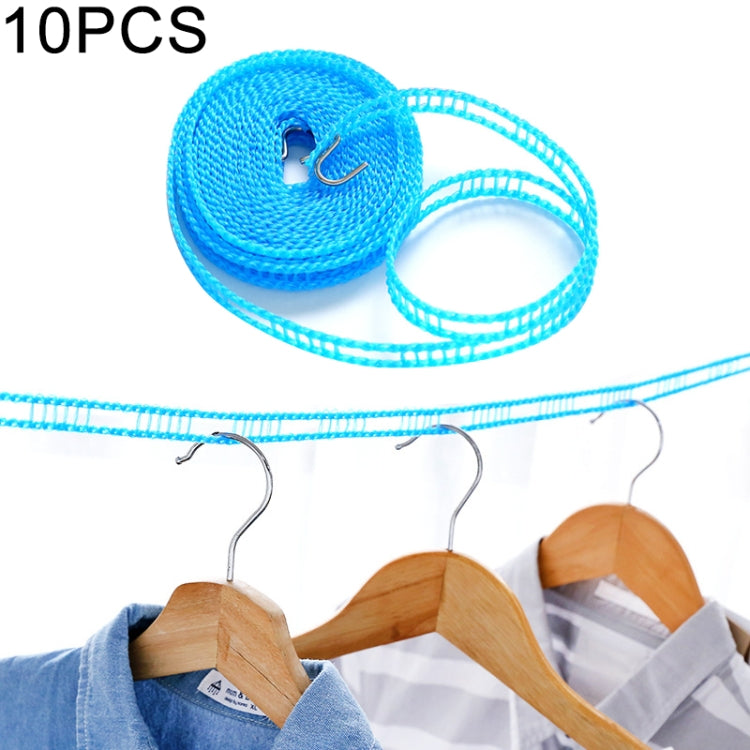 Set 10 corde antivento per stendibiancheria 3 metri