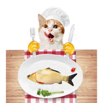 Simulazione Pesce Giocattolo Divertente Gatto Giocattolo Pesce Roba Tiragraffi Giocattolo da tavolo, Dimensioni ridotte: 21,5 x 8,0 x 5,0 cm, Size: 21.5x8.0x5.0cm