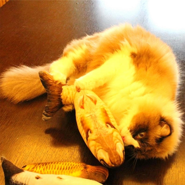 Simulazione Pesce Giocattolo Divertente Gatto Giocattolo Pesce Roba Tiragraffi Giocattolo da tavolo, Dimensioni ridotte: 21,5 x 8,0 x 5,0 cm, Size: 21.5x8.0x5.0cm
