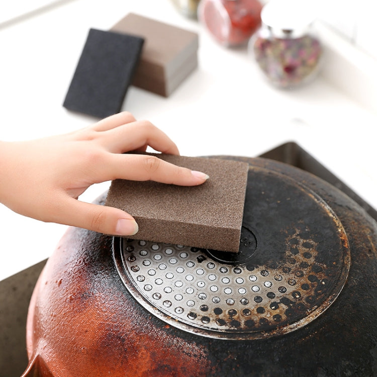 Strumento per la rimozione di spugne per macchie focali di ruggine per strofinare la cucina, smeriglio pulito, 10x7x2.5cm