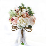 Matrimonio con fiori Accessori per bouquet da sposa Forniture per decorazioni di nozze per feste di damigella d'onore, diametro: 24 cm, D520