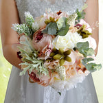 Matrimonio con fiori Accessori per bouquet da sposa Forniture per decorazioni di nozze per feste di damigella d'onore, diametro: 24 cm, D520