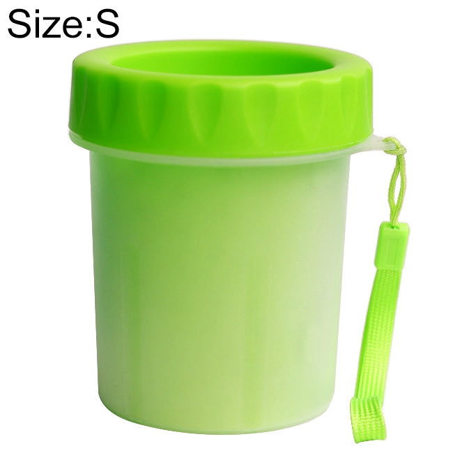 Tazza pulizia piedi in silicone per animali taglia S