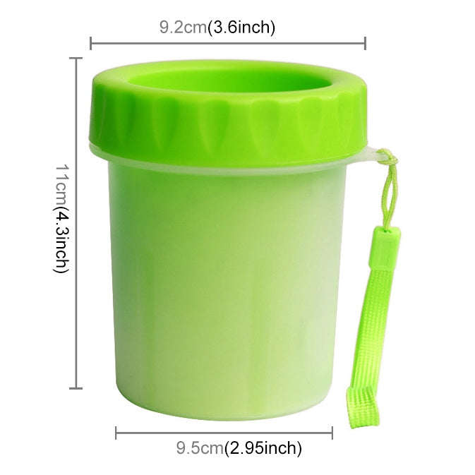 Tazza pulizia piedi in silicone per animali taglia S