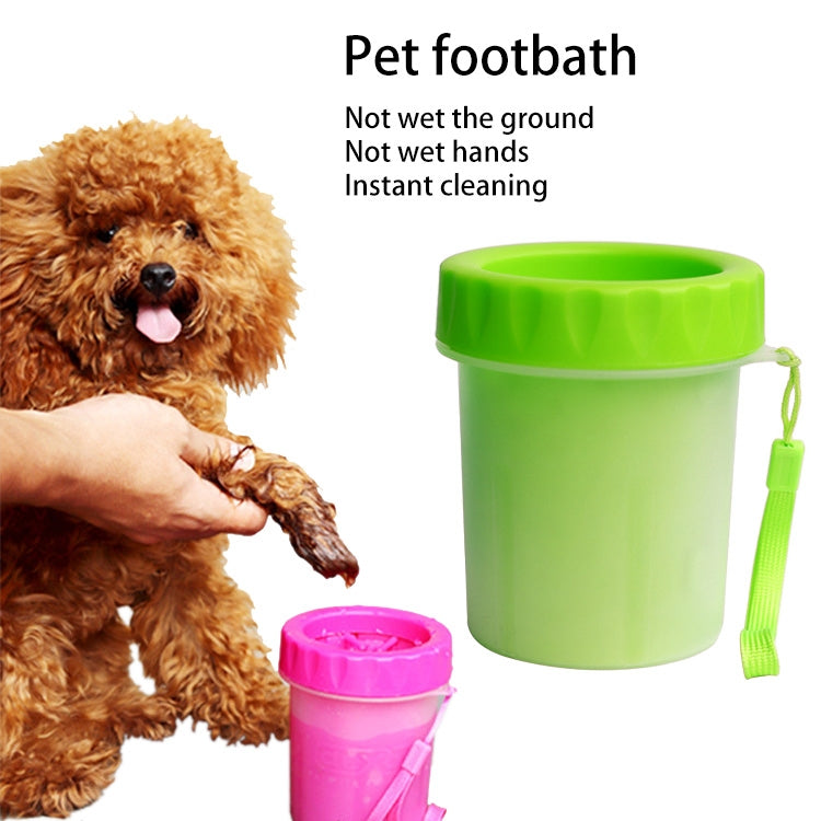 Tazza pulizia piedi in silicone per animali taglia S