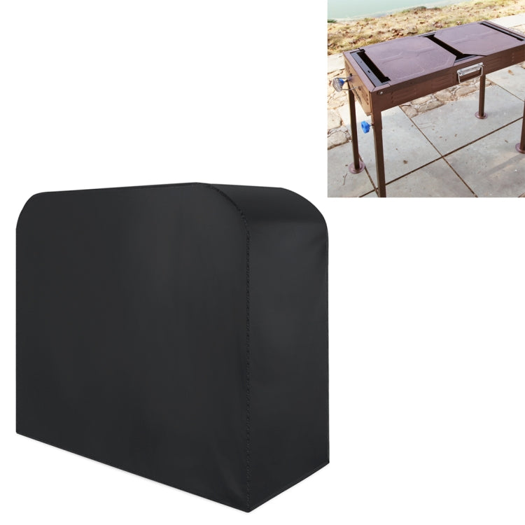 Copertura protettiva per barbecue pieghevole in tessuto Oxford 210D antipolvere impermeabile anti-UV Copertura per griglia per barbecue elettrica a carbone a gas per esterni, dimensioni: 145 * 61 * 117 cm (Nero), Size: 145*61*117cm