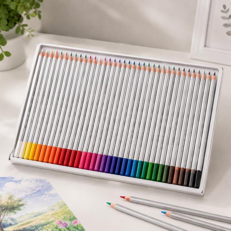 Set matite colorate in legno 48 colori per disegno