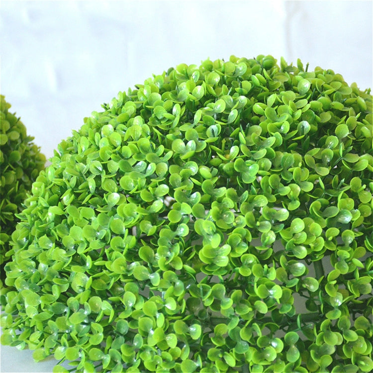 Artificiale Aglaia Odorata Pianta Palla Topiaria Evento di matrimonio Decorazione esterna per la casa Ornamento da appendere, Diametro: 12,7 pollici, 12.7 inch