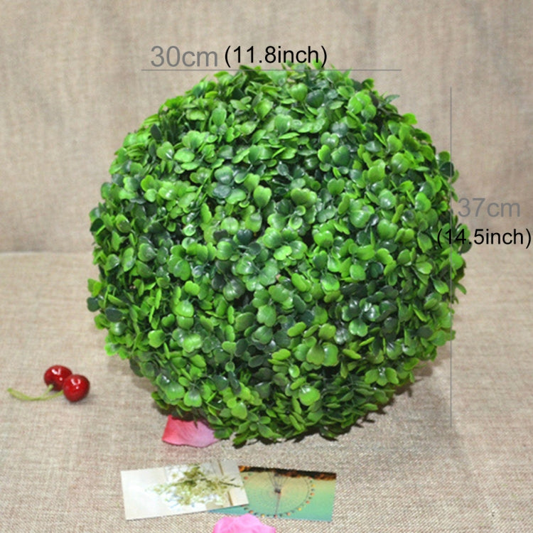 Artificiale Aglaia Odorata Pianta Palla Topiaria Evento di matrimonio Decorazione esterna per la casa Ornamento da appendere, Diametro: 14,7 pollici, 14.7 inch