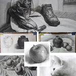 12 pezzi di disegno, scrittura, schizzo, matita di legno, matite di grafite HB pre-affilate, HB