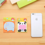 Blocco note adesivo a forma di animale 40 pezzi