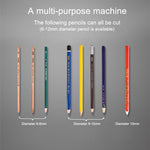Temperamatite elettrico colorato a batteria a doppio slot per cancelleria per ufficio e scuola, consegna casuale dei colori, Dual Slots Electric Sharpener