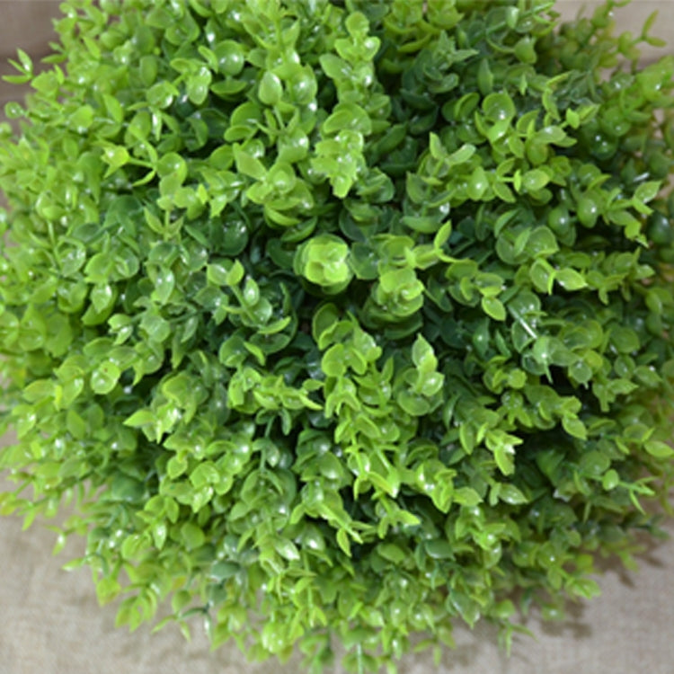 Palla topiaria artificiale verde eucalipto 36 cm
