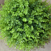 Artificiale verde eucalipto pianta palla topiaria matrimonio evento casa decorazione esterna ornamento da appendere, diametro: 15 pollici, 15 inch