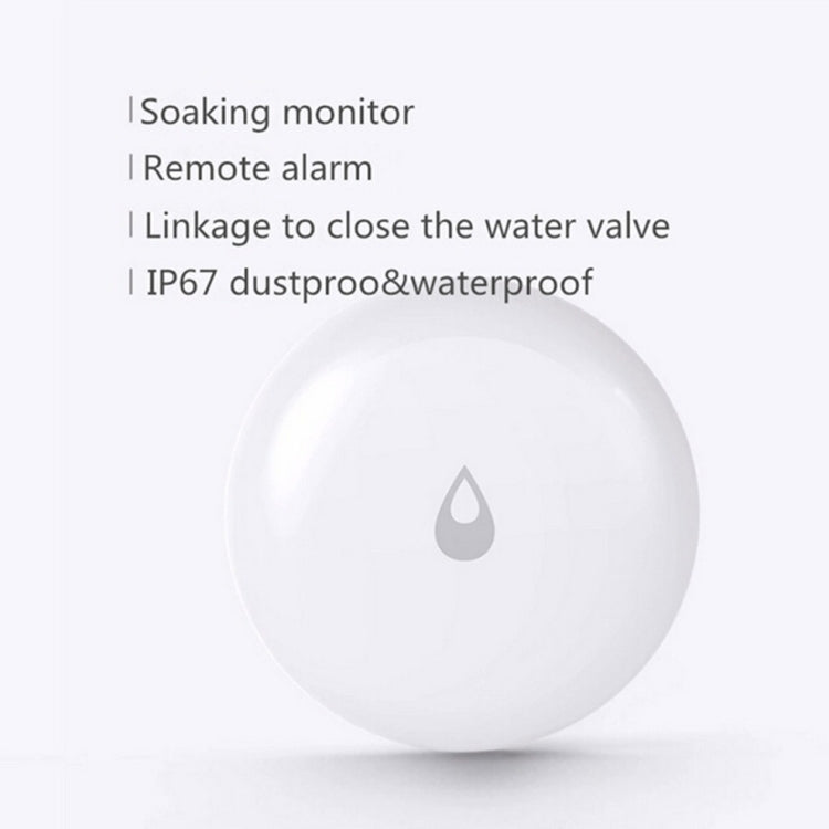 Rilevatore di perdite d'acqua di inondazione originale Xiaomi Youpin Aqara Sensore di immersione nell'acqua per allarme remoto domestico Sensore di sicurezza, con l'uso del gateway multifunzionale Xiaomi (CA1001)