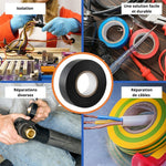 10 nastri elettrici per tara isolante in PVC impermeabile da 16 mm, 16mmx10m 10PCS