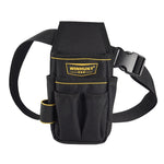 Borsa da cintura professionale per elettricista in tessuto Oxford, comoda borsa per attrezzi, WH008 Black