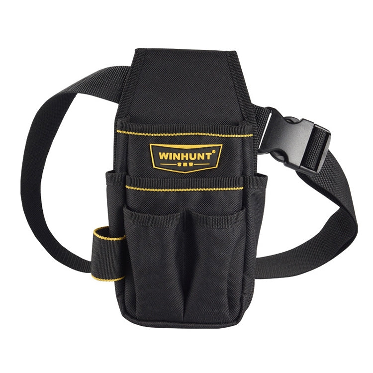 Borsa da cintura professionale per elettricista in tessuto Oxford, comoda borsa per attrezzi, WH008 Black