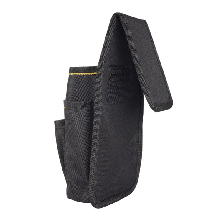 Borsa da cintura professionale per elettricista in tessuto Oxford, comoda borsa per attrezzi, WH008 Black