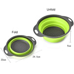 Cestino di scarico per organizzatore pieghevole creativo per frutta e verdura, S, dimensioni: 24,5 * 20 * 9 cm, Size: S