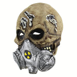 Halloween Festival Party Lattice Maschera antigas biochimica Scheletro Maschera spaventata Copricapo, Biochemical Gas