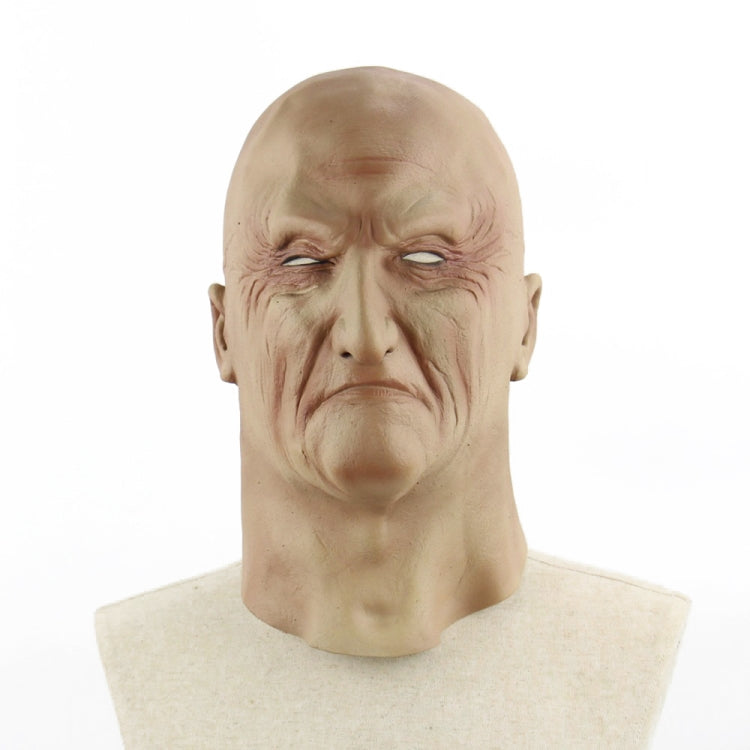 Copricapo con maschera spaventata dal boss del mondo sotterraneo in lattice, festa di Halloween, Underworld Boss