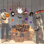 Decorazioni di Halloween Adesivi elettrostatici in vetro fai-da-te personalizzati in PVC, consegna in stile casuale