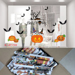 Decorazioni di Halloween Adesivi elettrostatici in vetro fai-da-te personalizzati in PVC, consegna in stile casuale