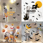 Decorazioni di Halloween Adesivi elettrostatici in vetro fai-da-te personalizzati in PVC, consegna in stile casuale
