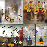 Decorazioni di Halloween Adesivi elettrostatici in vetro fai-da-te personalizzati in PVC, consegna in stile casuale