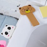 10 pezzi simpatico cartone animato portatile comodo coperchio WC menzione set WC, consegna in stile casuale, Cute Cartoon Toilet Lid Device