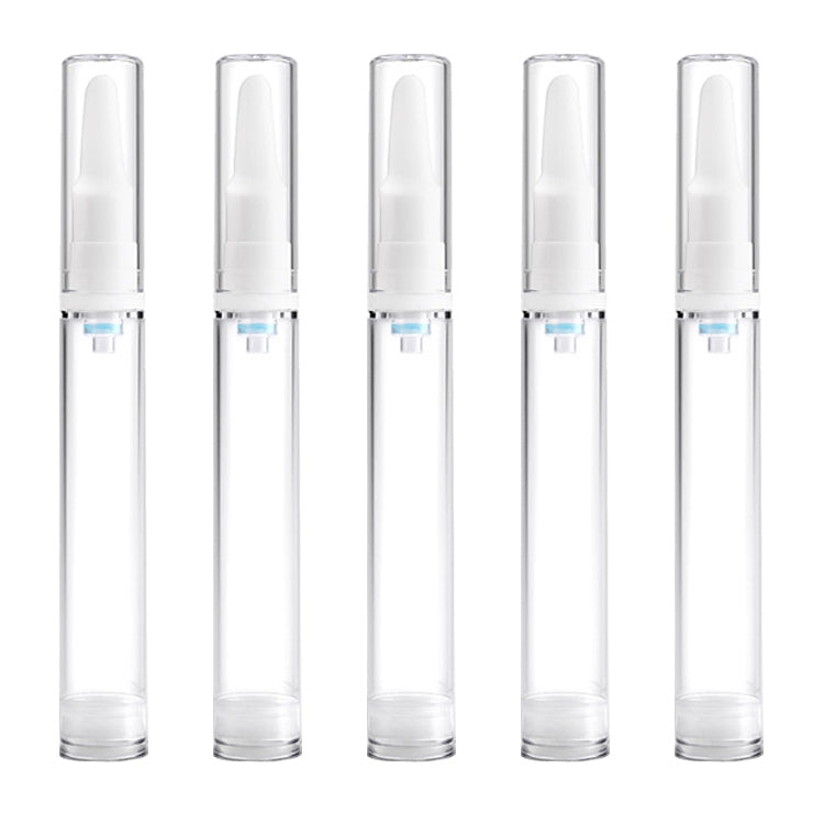 Contenitori bottiglie con pompa 15 ml trasparenti 5 pezzi