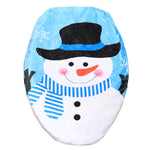 Copriwater con decorazione natalizia fantasia, dimensioni: 48 x 43 cm, Hat Snowman, Tree Branch Snowman